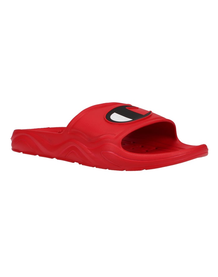 Champion Mens Slides NZ - Hydro-C Red ( 1957-ZOVCE )